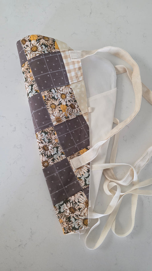 Quilted Fall Meadow Flower Bag