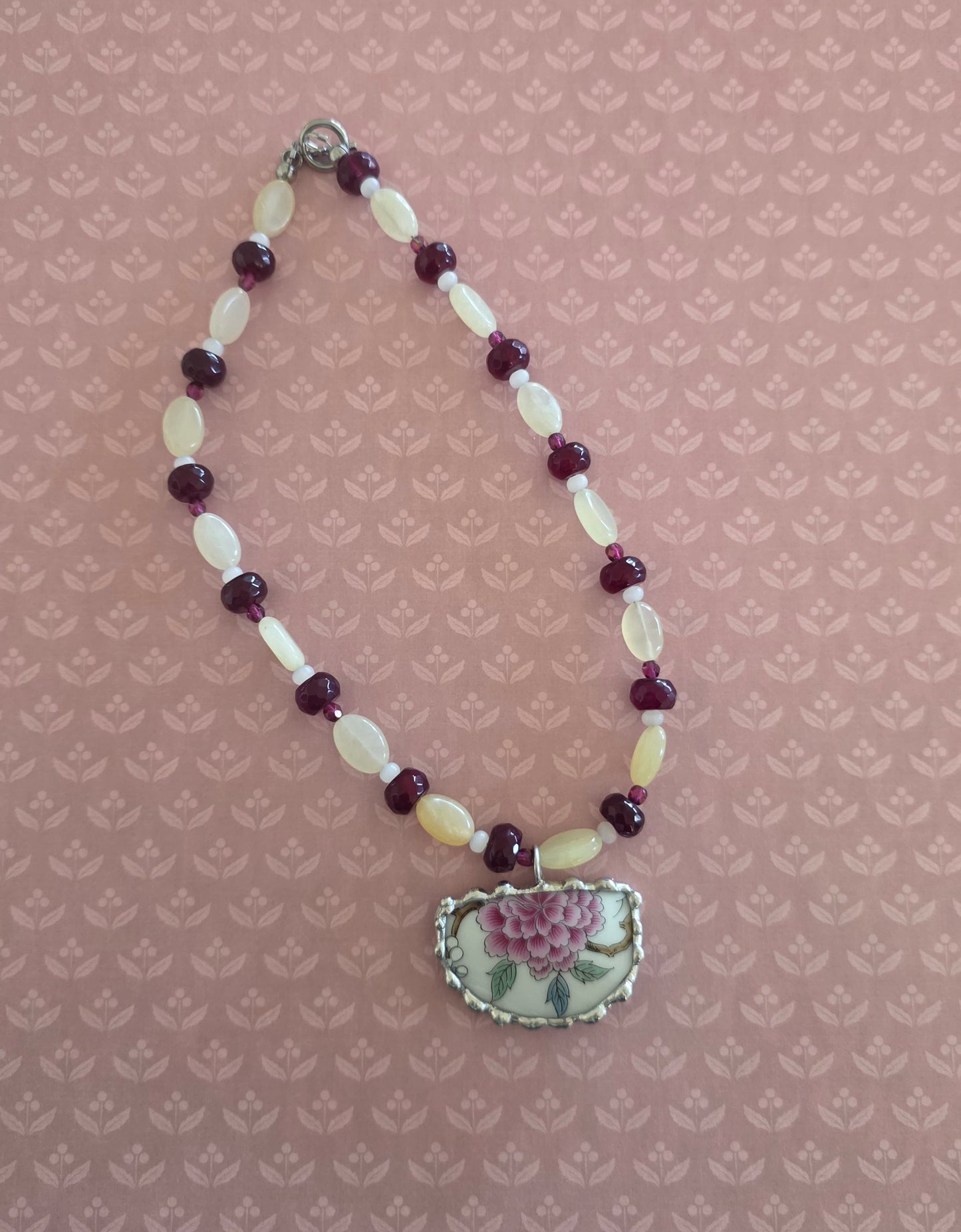 Ivy Blossom Beaded Necklace .2