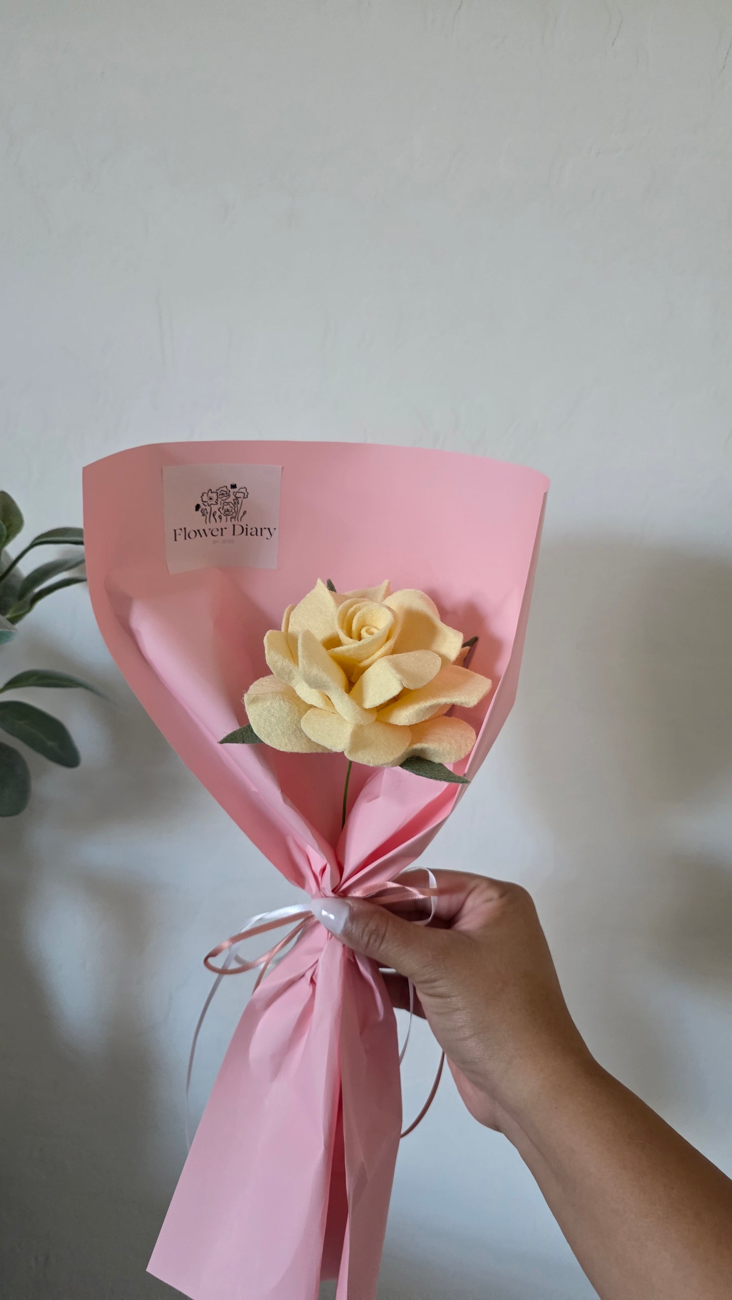 Single Rose - Yellow