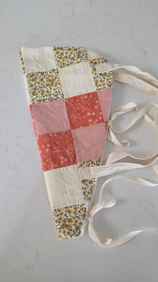 Quilted Whimsical Flora Flower Bag