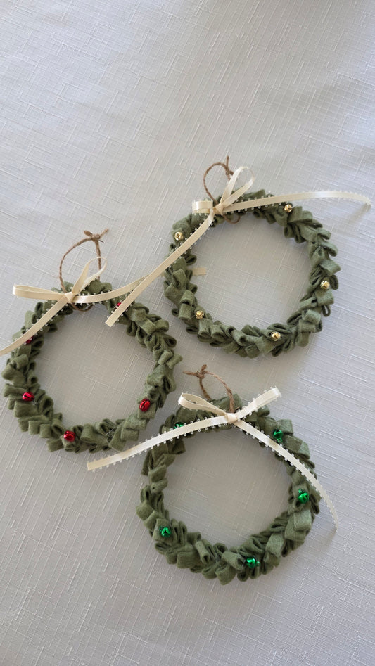 Felt Mini Wreaths
