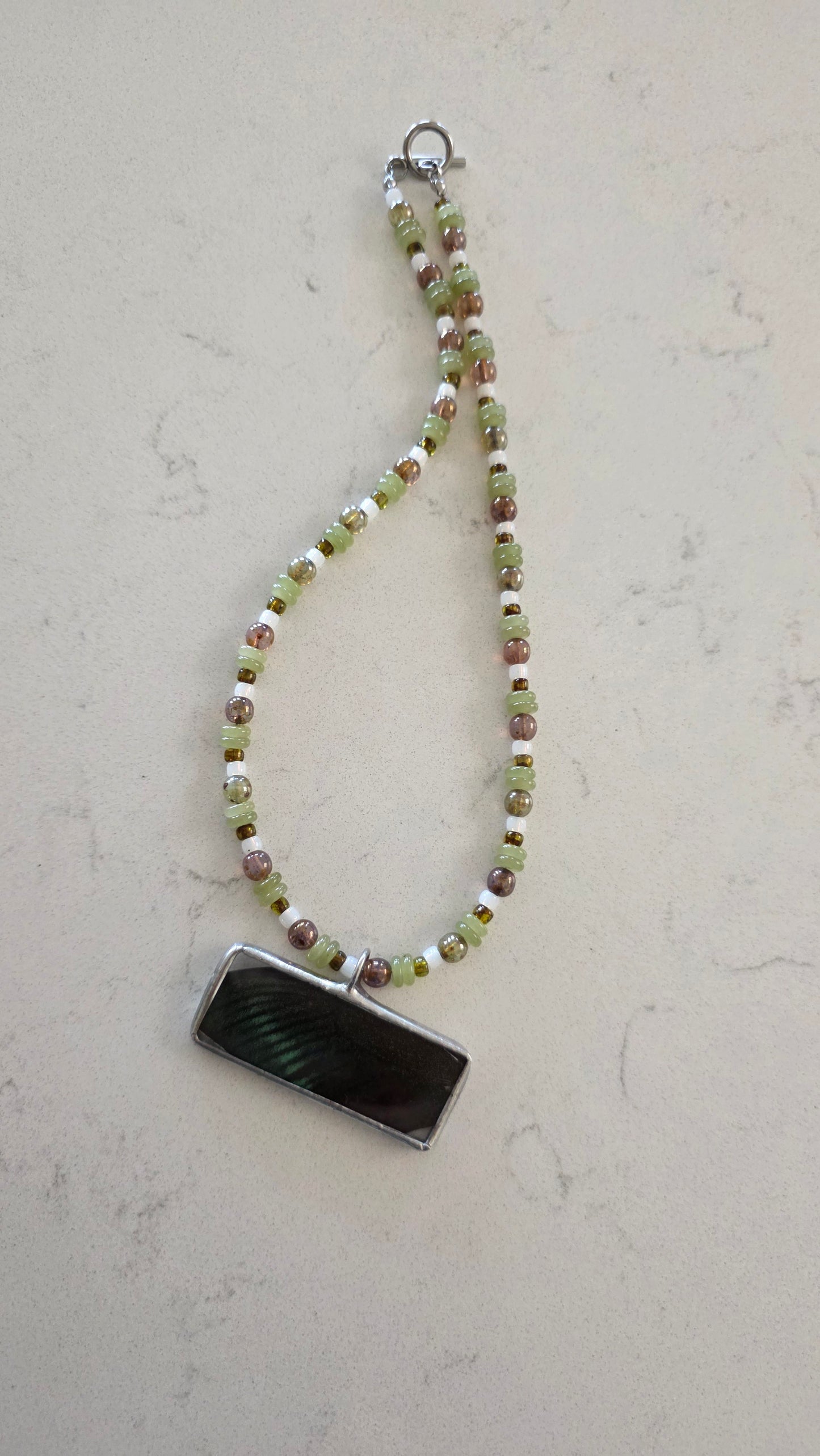 Wing Beaded Necklace . 9