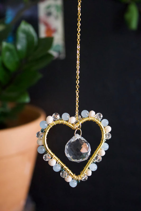 Mini Heart suncatcher