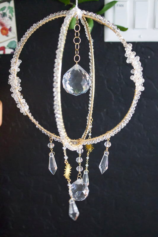 Crystal  Sphere suncatcher