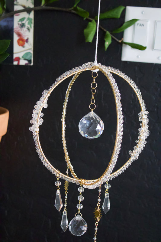Crystal  Sphere suncatcher