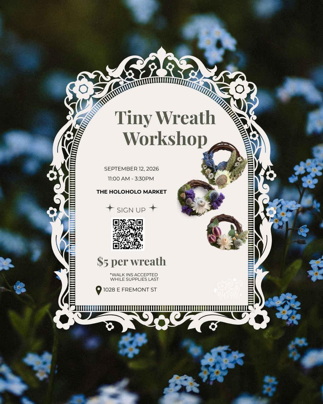 Tiny Wreath Workshop | September 12