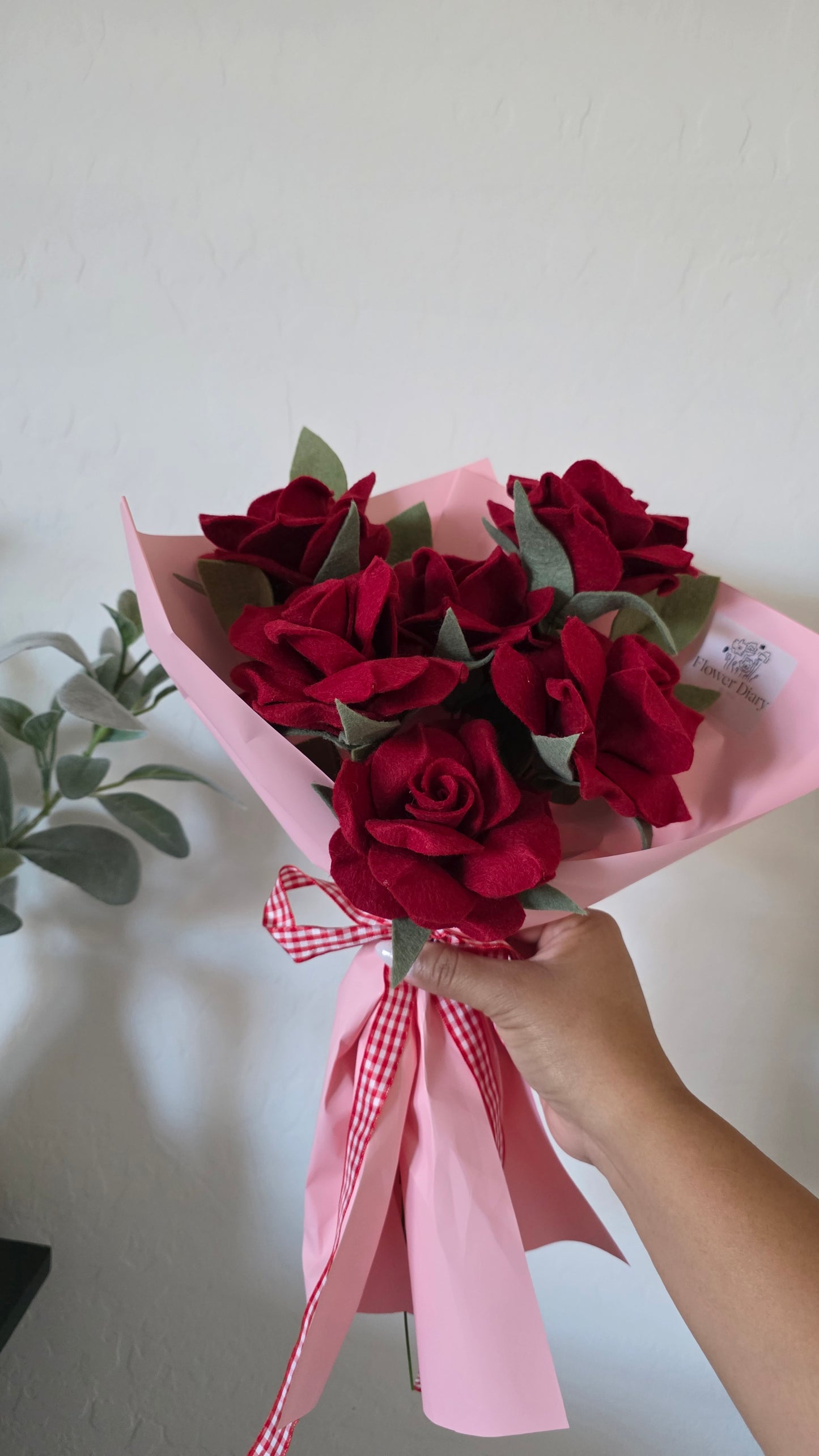 Everlasting Roses Bouquet - Red