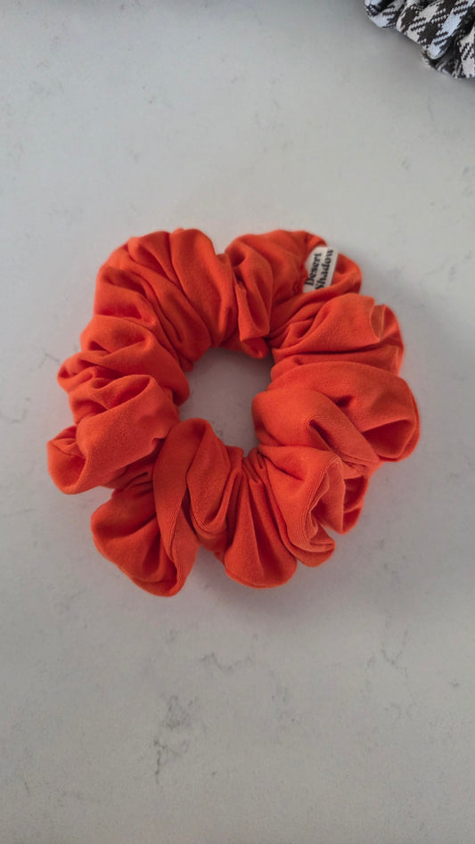 Neon Orange Scrunchie