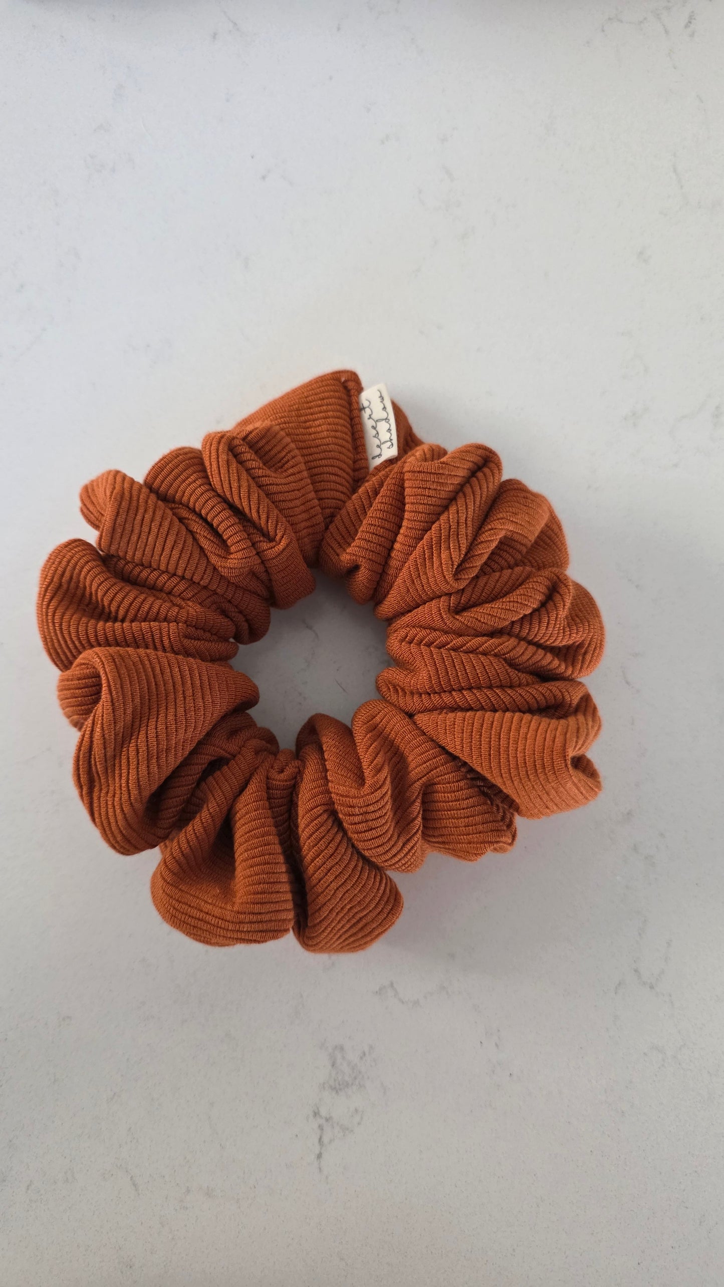 Burnt Orange Scrunchie